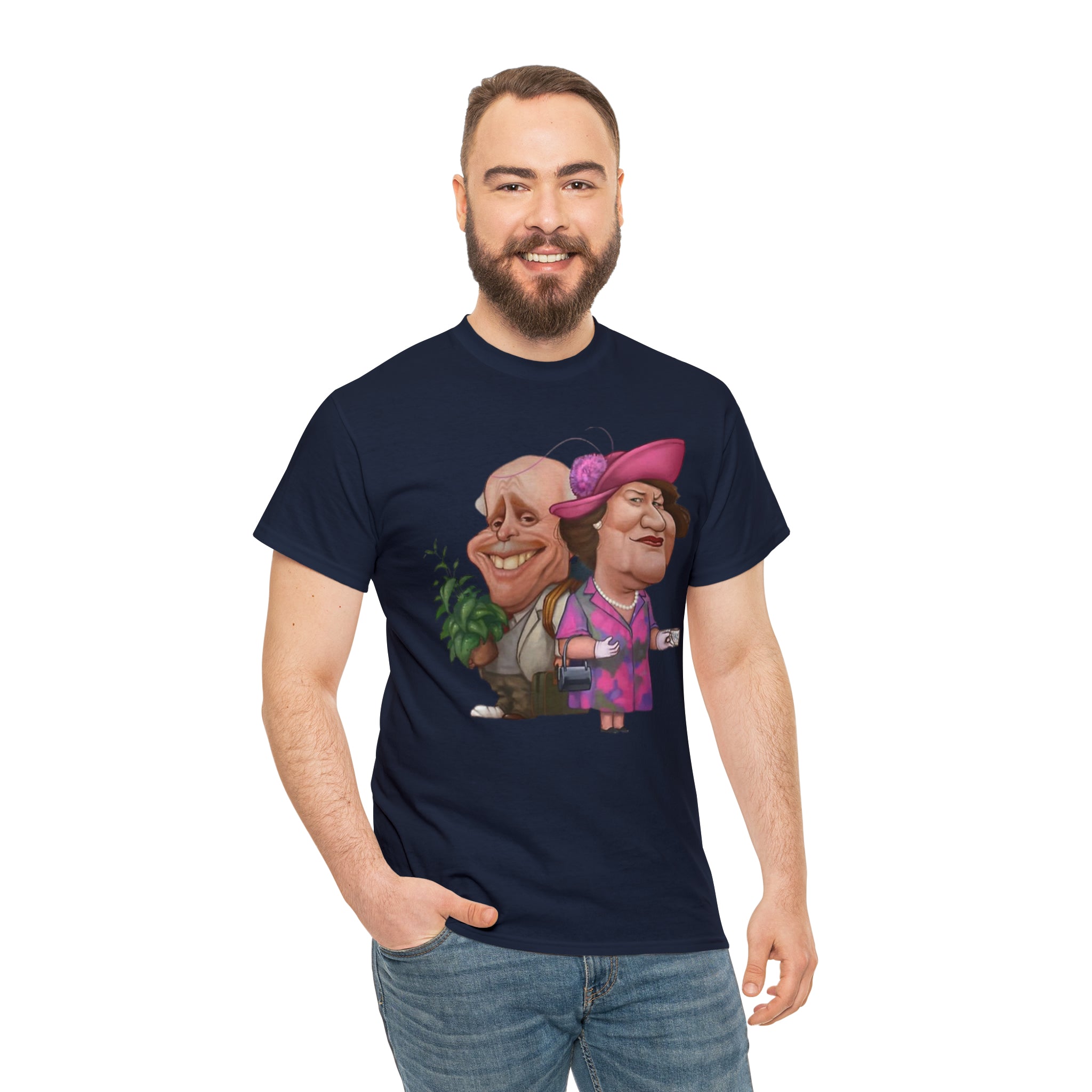 Keeping Up Appearances 90's TV Show-Unisex Heavy Cotton T-Shirt - Creations by Chris and Carlos